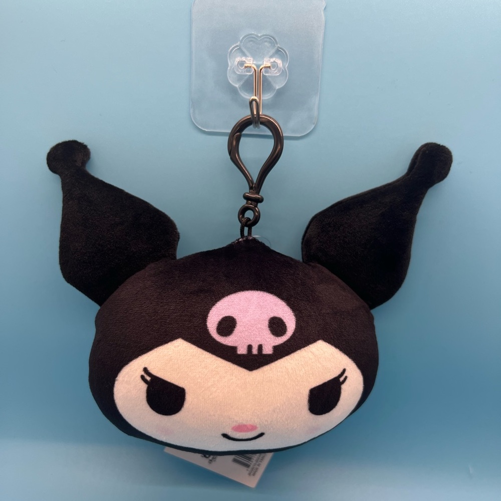 Kuromi Plush Keychain Pouch!